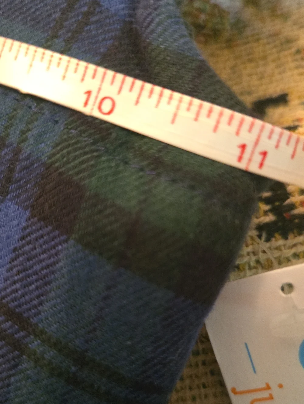 New Carter's Toddler 18M Navy Green Plaid Quilted Zip Quilted Vest